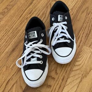 Women’s Black Converse All Star Sneakers Size 7 Excellent